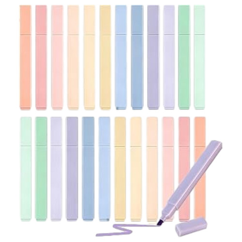 Pcs pastel highlighter set - 24,