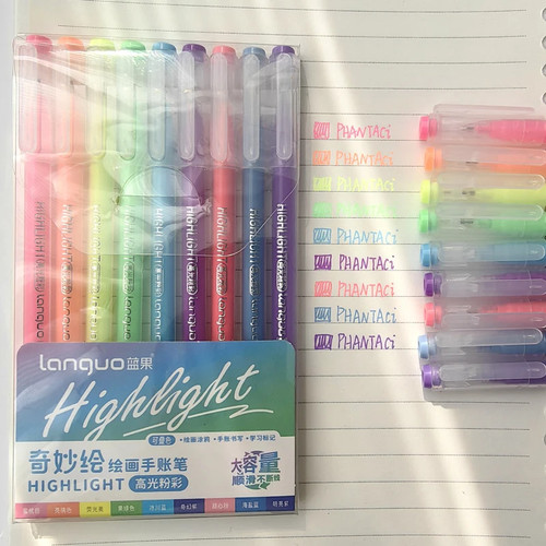 9pcs morandi gel pens set - 9pcs,