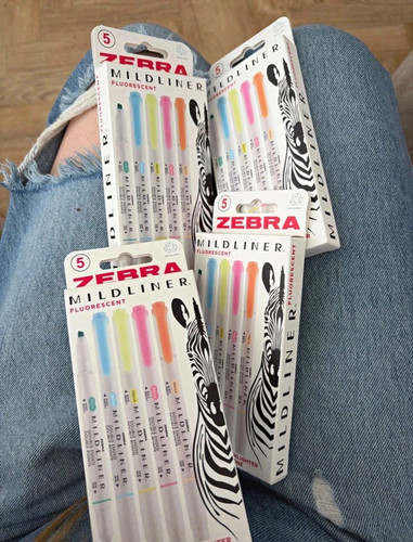 Zebra mildliner fluorescent - zebra,
