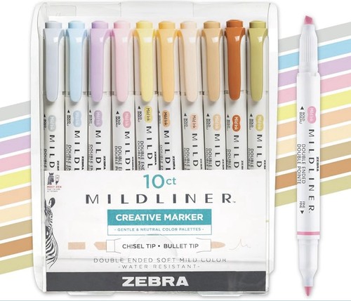 Zebra pen mildliner - mildliner, double