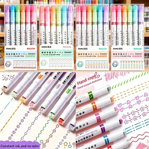 24pcs curve highlighter - curve,