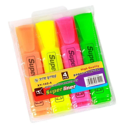 Assorted highlighter - 4/6, x