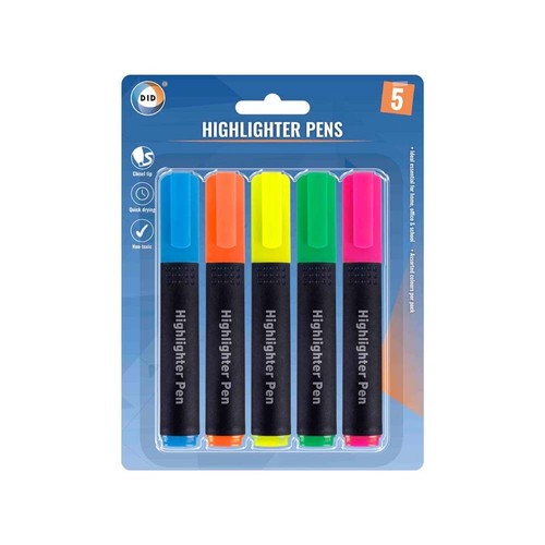 Pack highlighter pens set - highlighter,