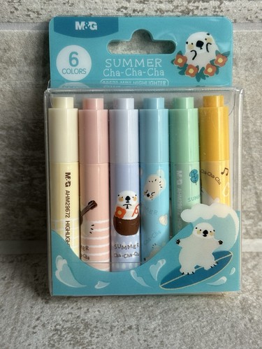 Mini highlighter 6 colors - mini,