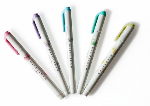 Zebra mildliner highlighter - highlighter, 5
