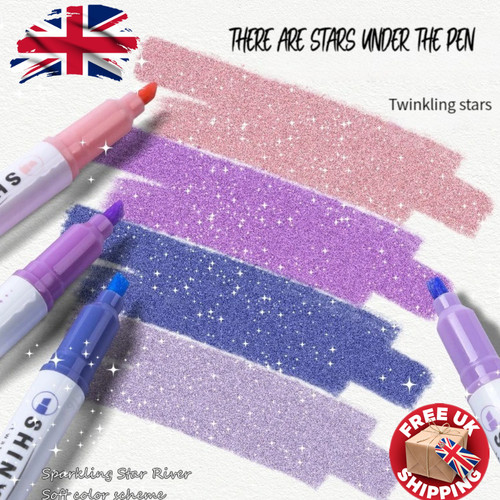 4pc kawaii glitter - 4pc, pastel