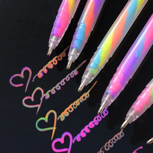 Glitter gel pens - 6x,