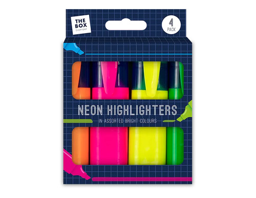 Neon highlighter pens 4 - neon,