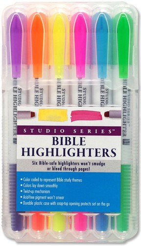 Bible highlighters - (set, 6)