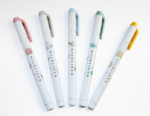 Zebra mildliner highlighter - mildliner, 5
