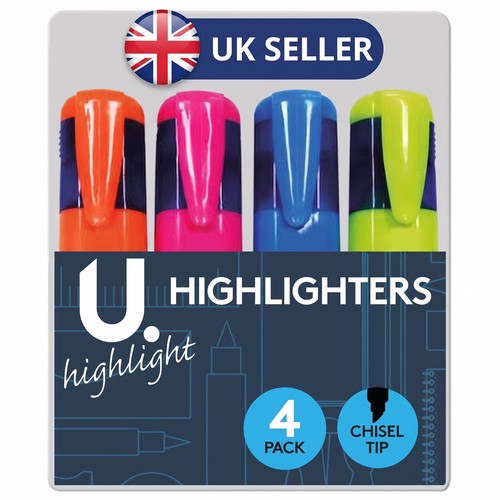 Assorted quality highlighter - 4,
